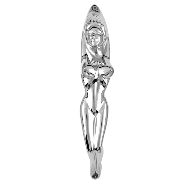 Chica cromada jalador.