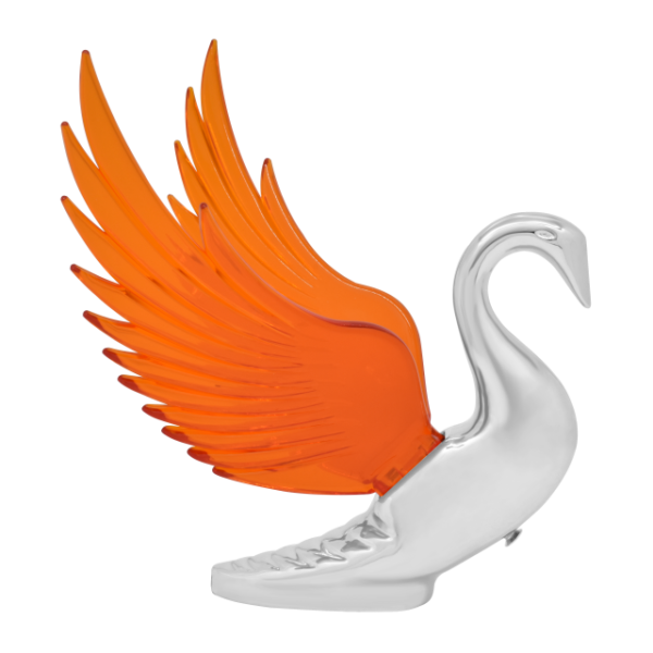 Second image of Cisne cromado con iluminacion